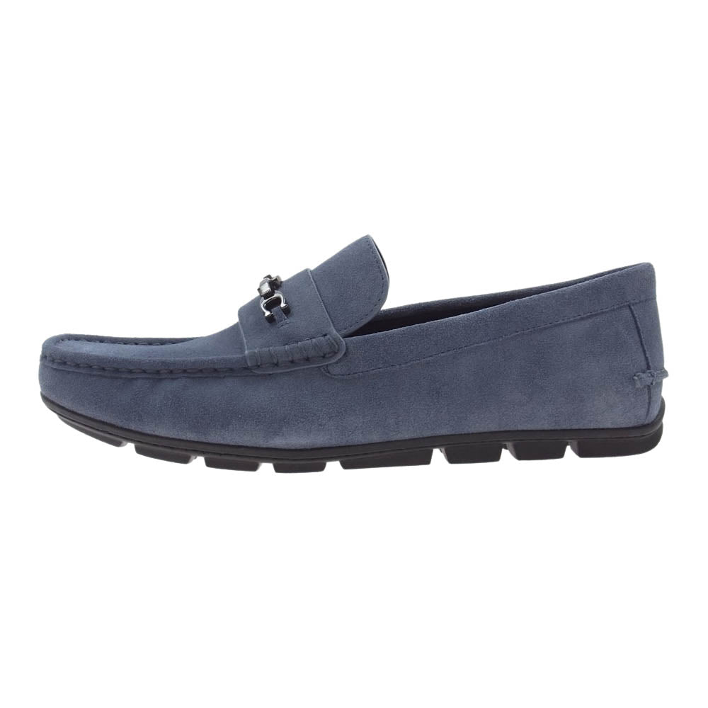 COACH コーチ C8833  MOTT DRIVER SUEDE スウェード ドライビング シューズ ローファー ブルー系 US9D【新古品】【未使用】【中古】