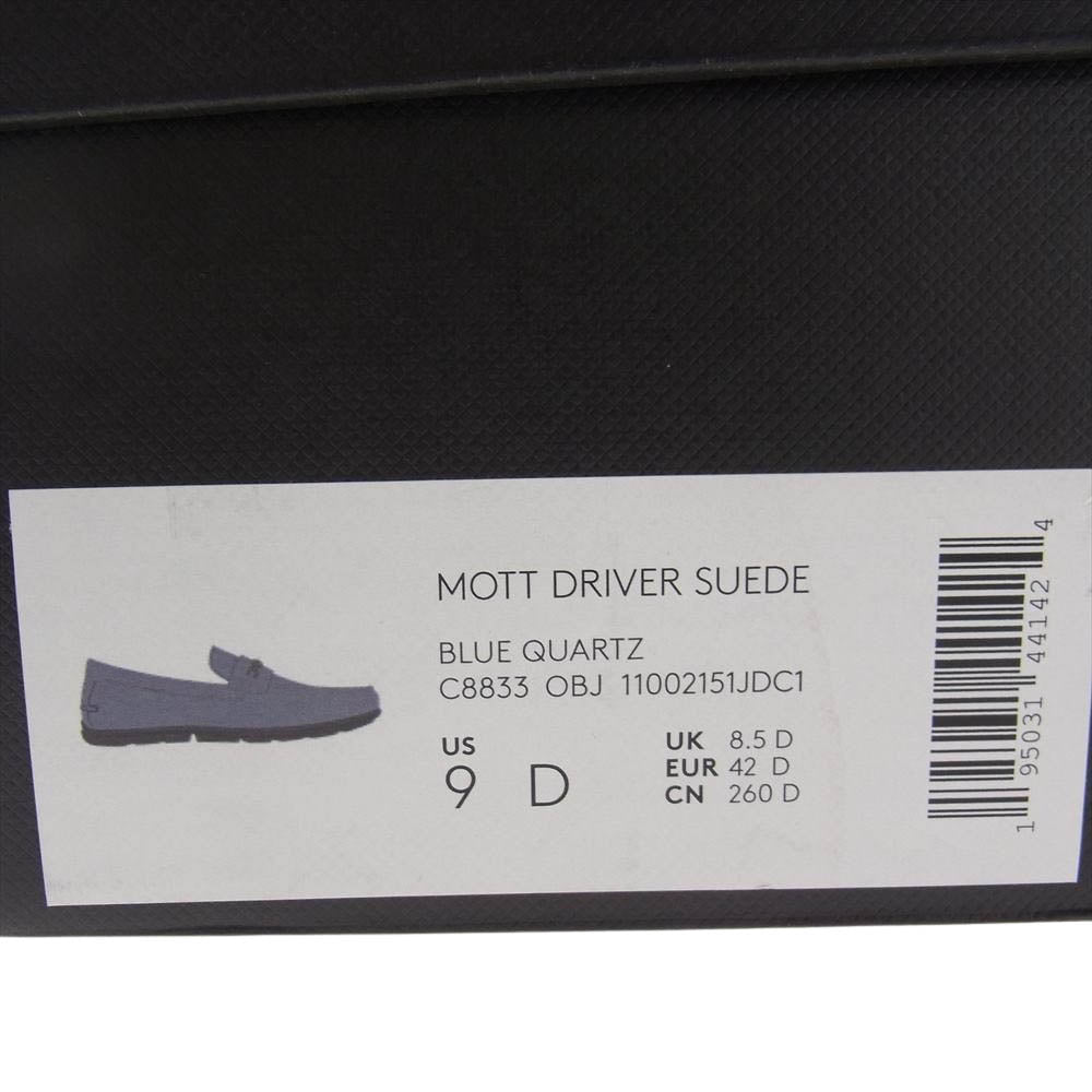 COACH コーチ C8833  MOTT DRIVER SUEDE スウェード ドライビング シューズ ローファー ブルー系 US9D【新古品】【未使用】【中古】