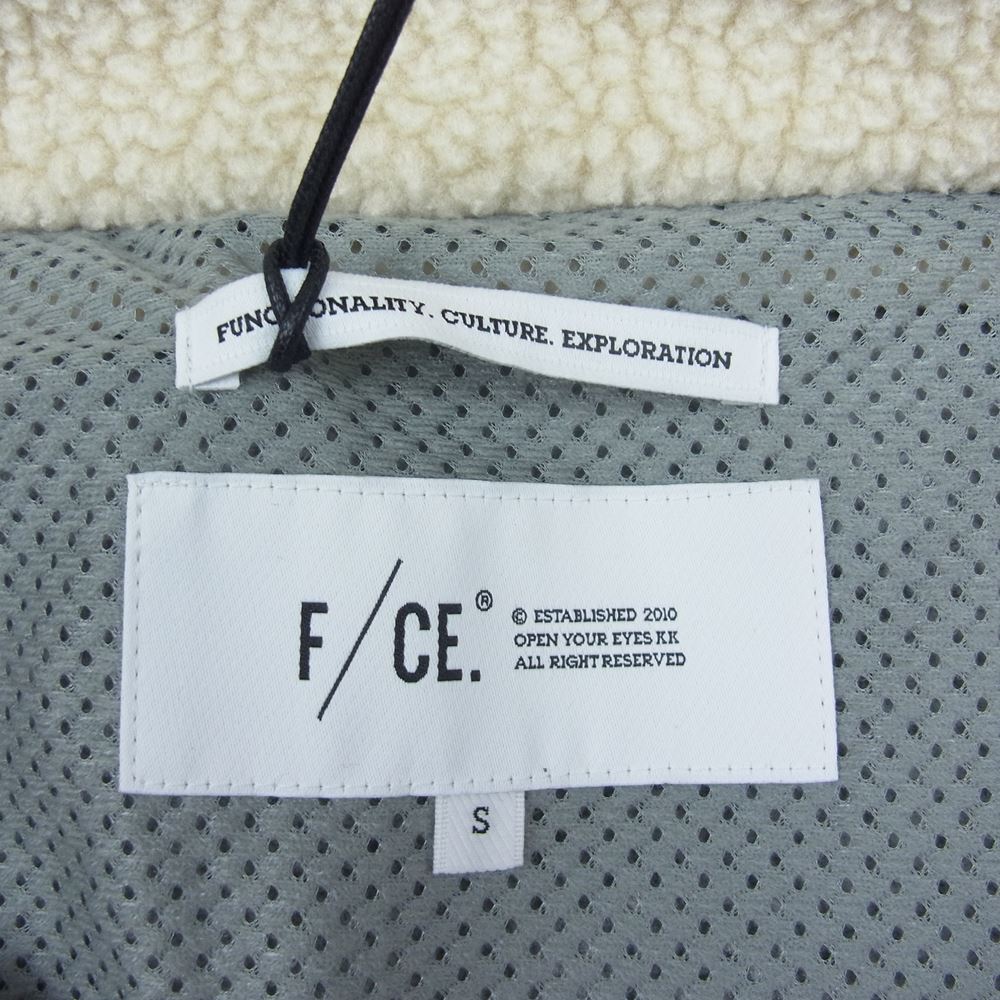 エフシーイー  FSU07222U0002 POLARTEC BIG BLOUSON ポーラテック ビッグ ブルゾン ボア ジャケット フリース オフホワイト系 S【新古品】【未使用】【中古】