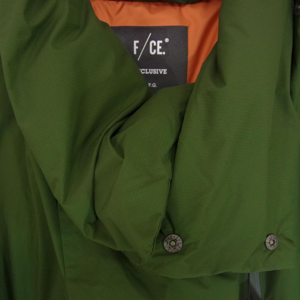NANGA ナンガ FNA09222W0004 × F/CE. FT STAND DOWN COAT  エフシーイー エフライト スタンド ダウン コート カーキ系 S【新古品】【未使用】【中古】
