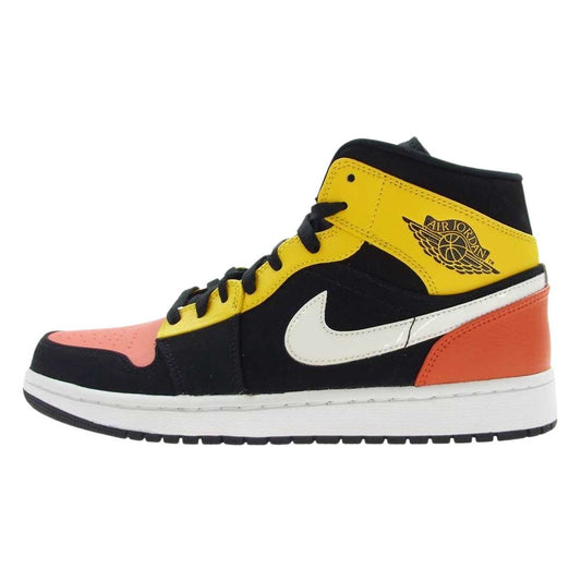 NIKE AIR JORDAN ナイキ ジョーダン 852542-087 AIR JORDAN1 MID SE AMARILLO ORANGE エアジョーダン ミッド カット スニーカー マルチカラー系 27.0cm【新古品】【未使用】【中古】