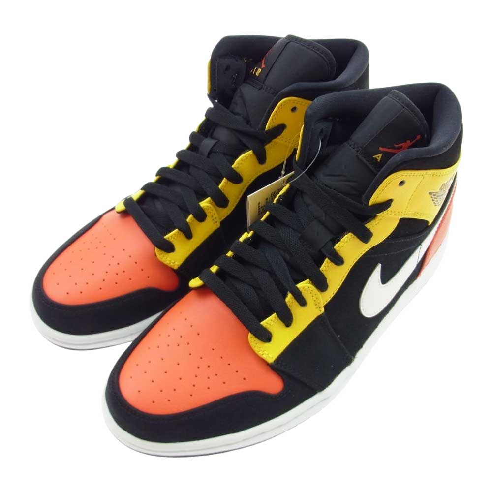 NIKE AIR JORDAN ナイキ ジョーダン 852542-087 AIR JORDAN1 MID SE AMARILLO ORANGE エアジョーダン ミッド カット スニーカー マルチカラー系 27.0cm【新古品】【未使用】【中古】