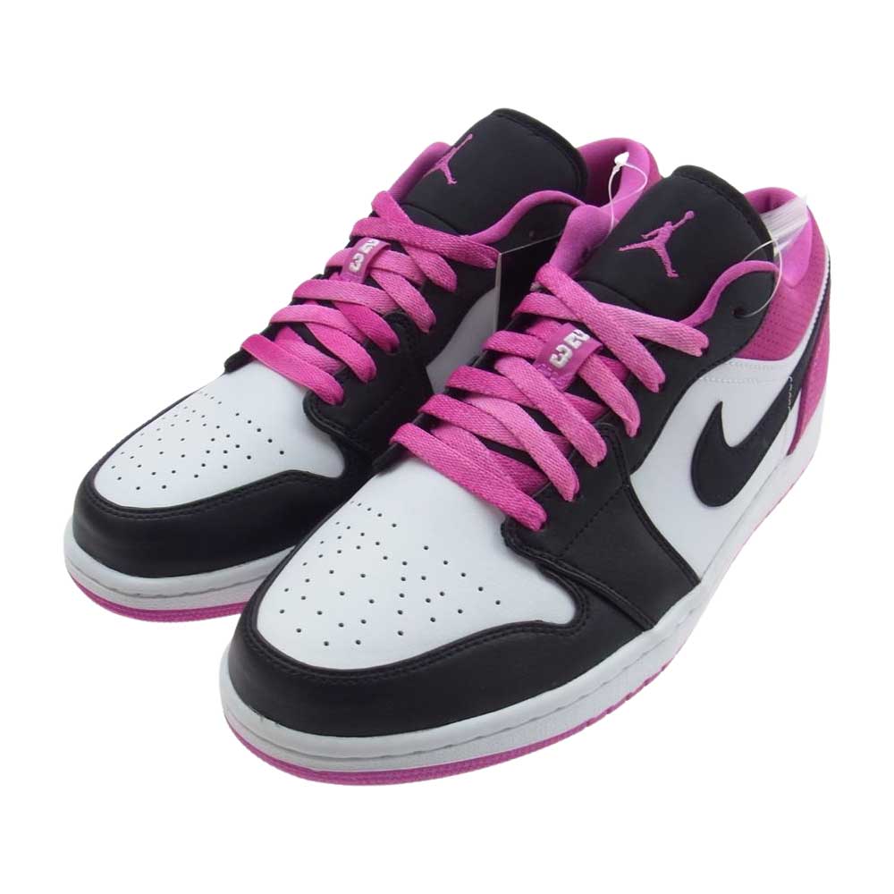NIKE AIR JORDAN ナイキ ジョーダン CK3022-005 AIR JORDAN 1 LOW SE BLACK WHITE MAGENTA エアジョーダン 1 ロー ローカット スニーカー ピンク系 27.0cm【新古品】【未使用】【中古】