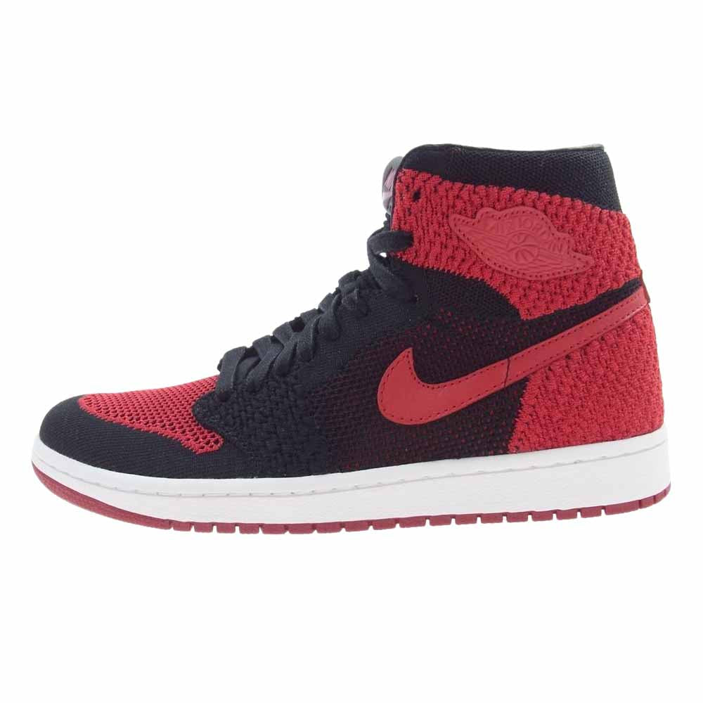 NIKE AIR JORDAN ナイキ ジョーダン 919704-001 AIR JORDAN 1 RETRO HI FLYKNIT エアジョーダン1 ハイ フライニット ハイカット スニーカー レッド系 27.0cm【新古品】【未使用】【中古】