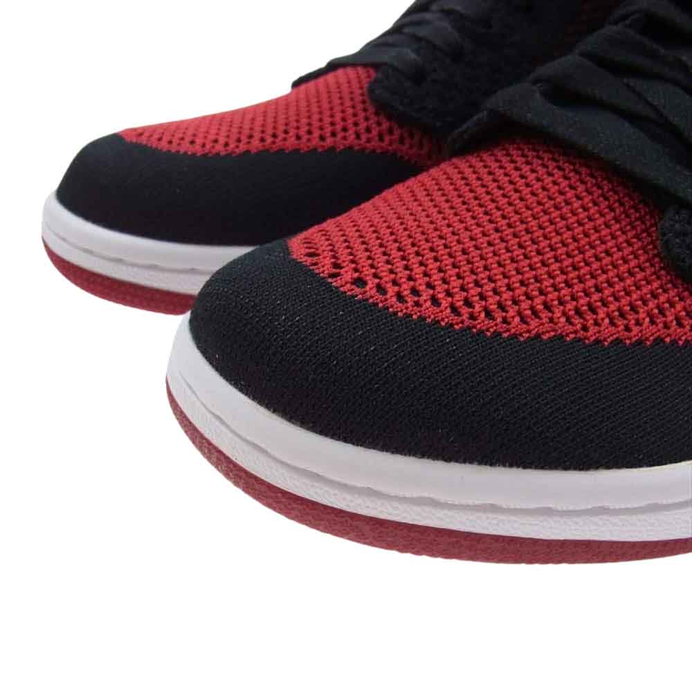 NIKE AIR JORDAN ナイキ ジョーダン 919704-001 AIR JORDAN 1 RETRO HI FLYKNIT エアジョーダン1 ハイ フライニット ハイカット スニーカー レッド系 27.0cm【新古品】【未使用】【中古】
