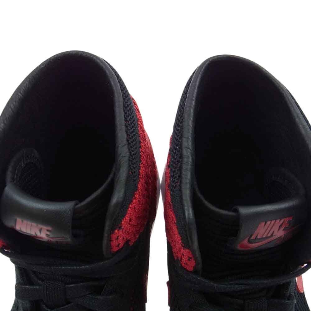 NIKE AIR JORDAN ナイキ ジョーダン 919704-001 AIR JORDAN 1 RETRO HI FLYKNIT エアジョーダン1 ハイ フライニット ハイカット スニーカー レッド系 27.0cm【新古品】【未使用】【中古】