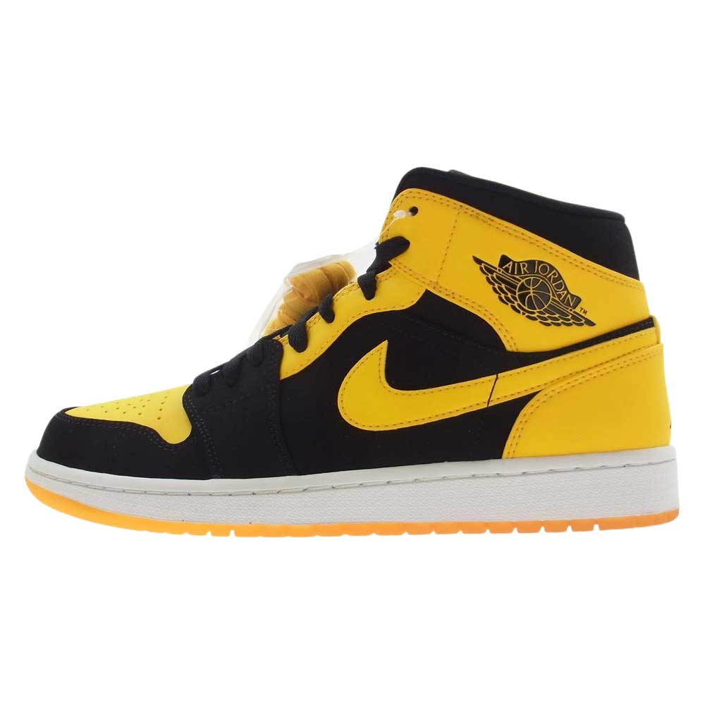 NIKE AIR JORDAN ナイキ ジョーダン 554724-035 AIR JORDAN 1 MID NEW LOVE エアジョーダン1 ミッド ニューラブ スニーカー イエロー系 27.0cm【新古品】【未使用】【中古】