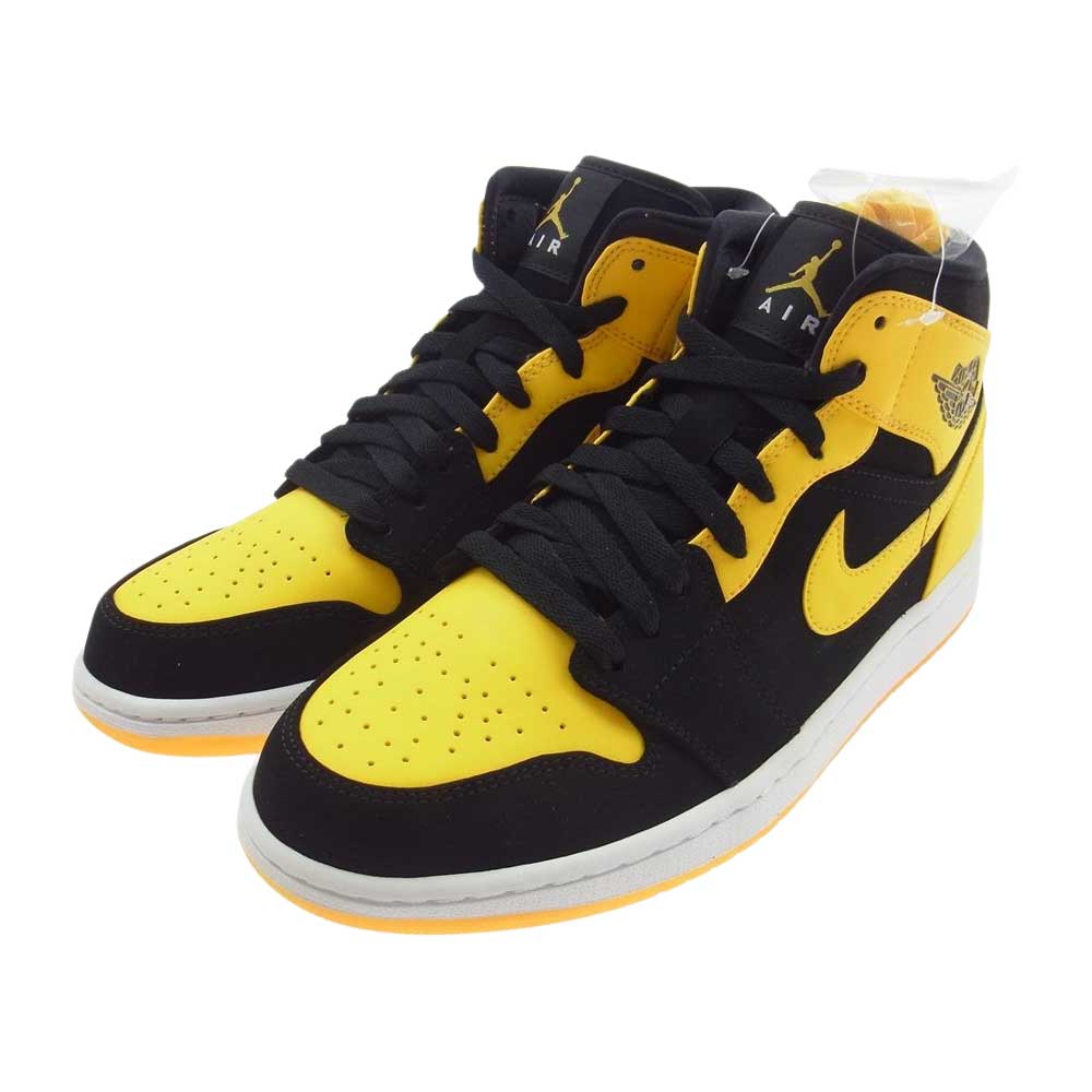 NIKE AIR JORDAN ナイキ ジョーダン 554724-035 AIR JORDAN 1 MID NEW LOVE エアジョーダン1 ミッド ニューラブ スニーカー イエロー系 27.0cm【新古品】【未使用】【中古】