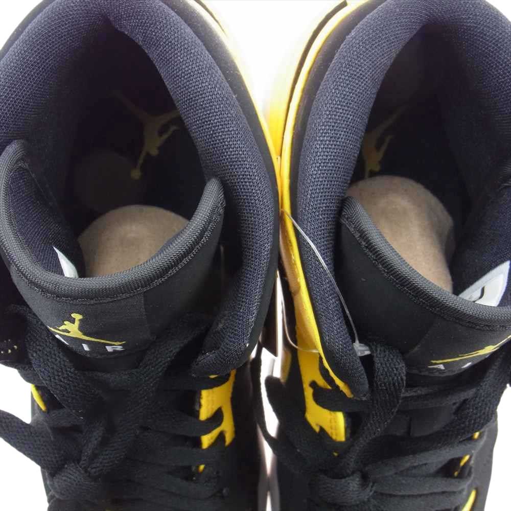 NIKE AIR JORDAN ナイキ ジョーダン 554724-035 AIR JORDAN 1 MID NEW LOVE エアジョーダン1 ミッド ニューラブ スニーカー イエロー系 27.0cm【新古品】【未使用】【中古】