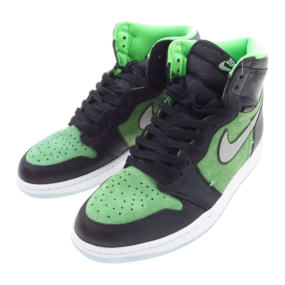 NIKE AIR JORDAN ナイキ ジョーダン CK6637-002 AIR JORDAN 1 HI ZOOM AIR 2020 CK6637-002 エアジョーダン1ハイ ズームエアー ハイカット スニーカー グリーン系 27.0cm【新古品】【未使用】【中古】