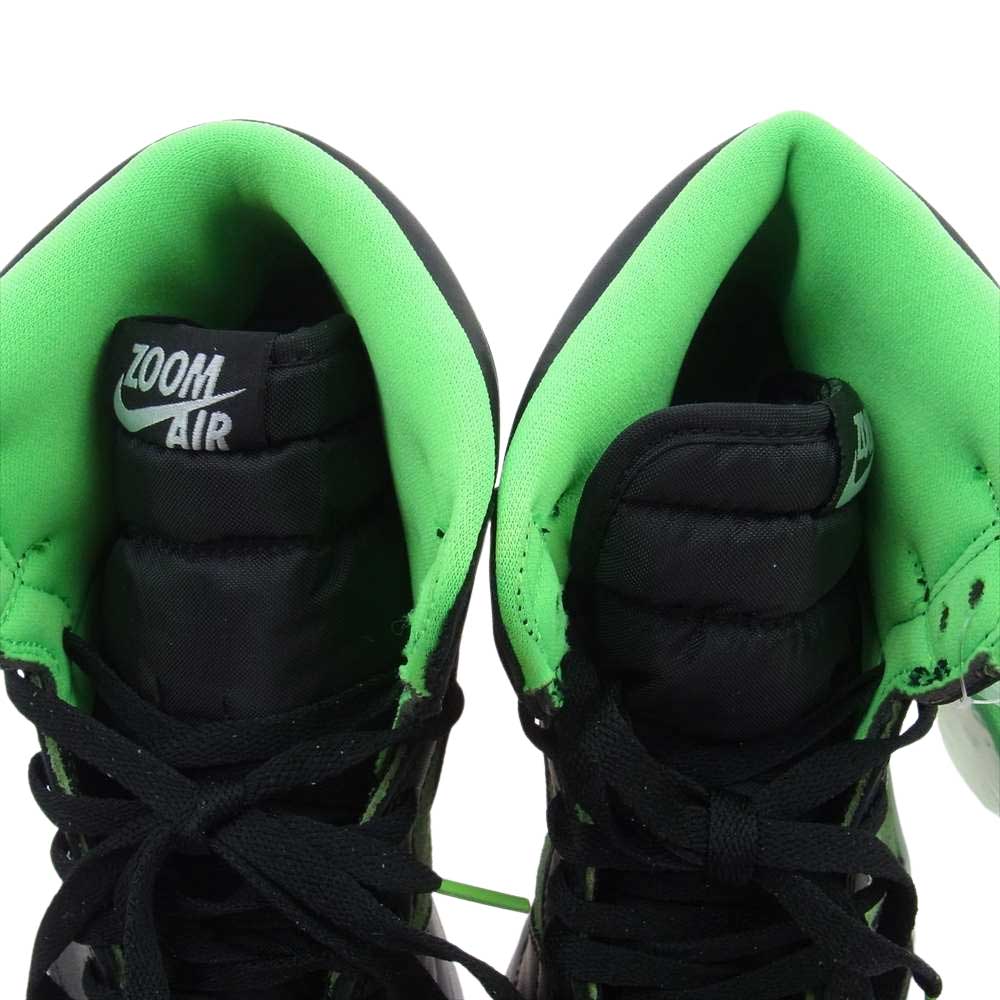NIKE AIR JORDAN ナイキ ジョーダン CK6637-002 AIR JORDAN 1 HI ZOOM AIR 2020 CK6637-002 エアジョーダン1ハイ ズームエアー ハイカット スニーカー グリーン系 27.0cm【新古品】【未使用】【中古】