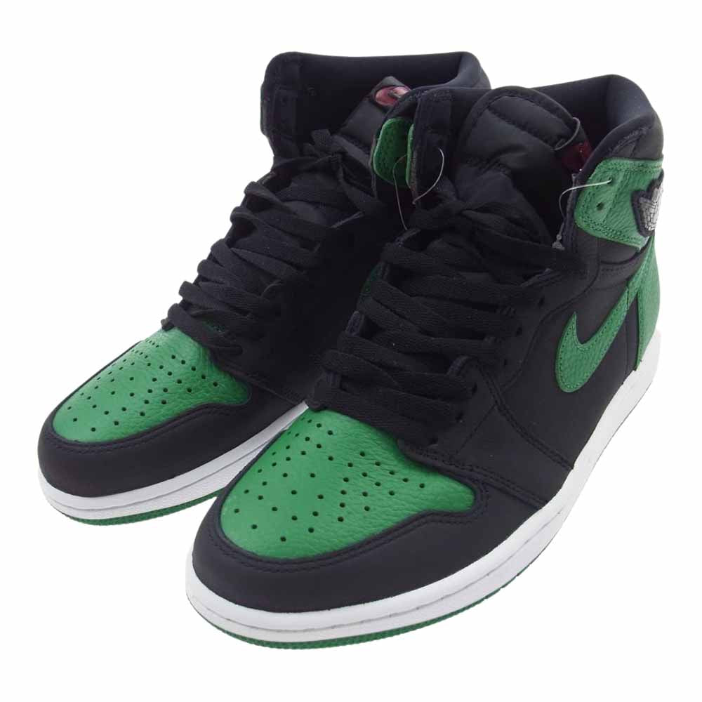 NIKE AIR JORDAN ナイキ ジョーダン 555088-030 AIR JORDAN 1 RETRO HIGH OG PINE GREEN エア ジョーダン1 レトロ ハイ オージー パイングリーン ハイカット スニーカー グリーン系 27.0cm【新古品】【未使用】【中古】