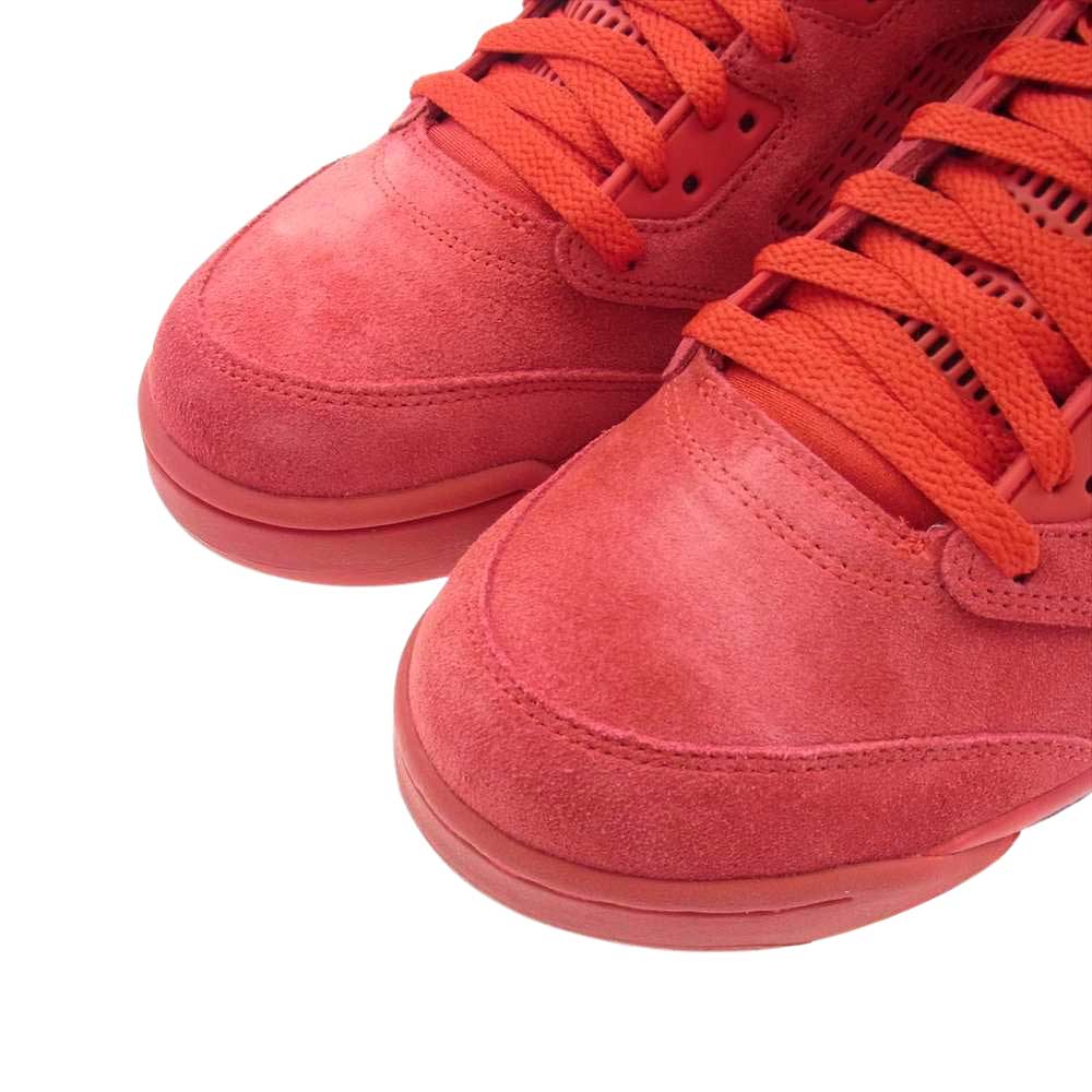 NIKE AIR JORDAN ナイキ ジョーダン 136027-602 AIR JORDAN 5 RETRO OG RED SUEDE エア ジョーダン レトロ レッド ハイカット スニーカー レッド系 27.0cm【新古品】【未使用】【中古】