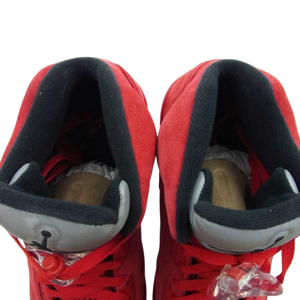 NIKE AIR JORDAN ナイキ ジョーダン 136027-602 AIR JORDAN 5 RETRO OG RED SUEDE エア ジョーダン レトロ レッド ハイカット スニーカー レッド系 27.0cm【新古品】【未使用】【中古】