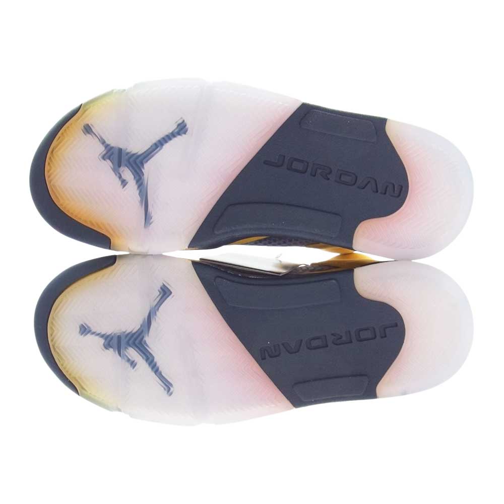 NIKE AIR JORDAN ナイキ ジョーダン CQ9541-704 AIR JORDAN 5 MICHIGAN エアジョーダン5 ミシガン ハイカット スニーカー イエロー系 27.0cm【新古品】【未使用】【中古】