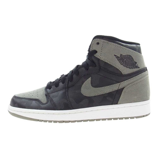 NIKE AIR JORDAN ナイキ ジョーダン AA3993-034 AIR JORDAN 1 RETRO HIGH PREMIUM SHADOW CAMO ジョーダン レトロ プレミアム シャドーカモ ハイカット スニーカー オリーブ系 27.0cm【新古品】【未使用】【中古】