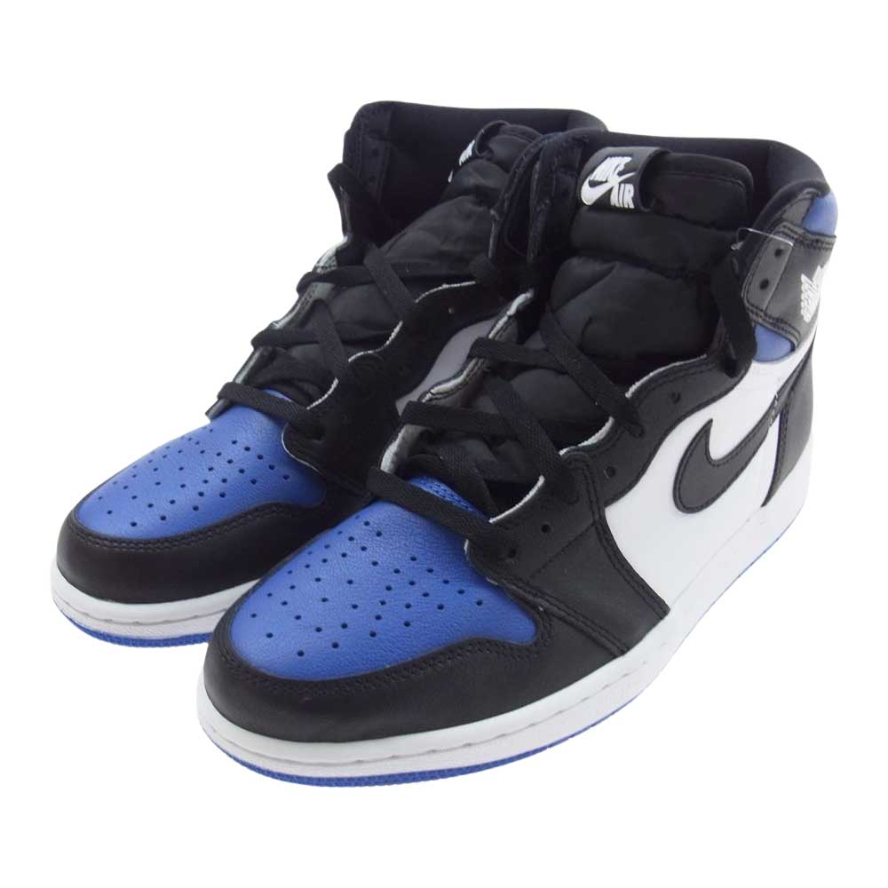 NIKE AIR JORDAN ナイキ ジョーダン 555088-041 AIR JORDAN 1 RETRO HIGH OG ROYAL TOE エア ジョーダン1 レトロ ハイ オージー ロイヤルトゥ ハイカット スニーカー ブルー系 27.0cm【新古品】【未使用】【中古】