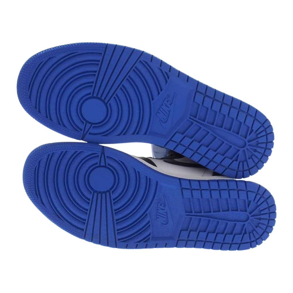 NIKE AIR JORDAN ナイキ ジョーダン 555088-041 AIR JORDAN 1 RETRO HIGH OG ROYAL TOE エア ジョーダン1 レトロ ハイ オージー ロイヤルトゥ ハイカット スニーカー ブルー系 27.0cm【新古品】【未使用】【中古】