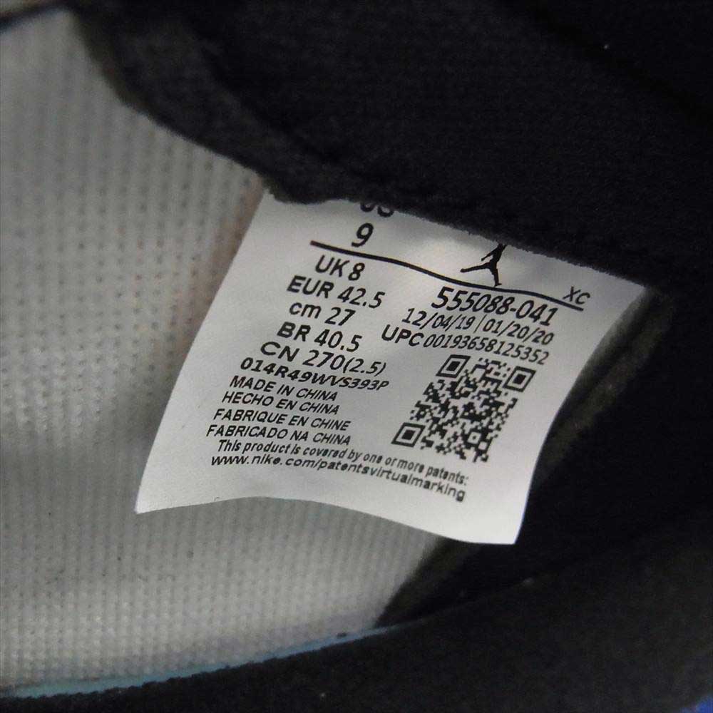 NIKE AIR JORDAN ナイキ ジョーダン 555088-041 AIR JORDAN 1 RETRO HIGH OG ROYAL TOE エア ジョーダン1 レトロ ハイ オージー ロイヤルトゥ ハイカット スニーカー ブルー系 27.0cm【新古品】【未使用】【中古】