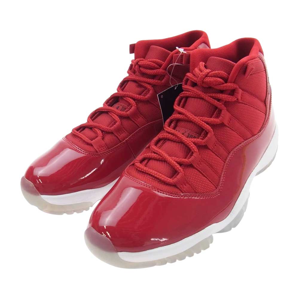 NIKE AIR JORDAN ナイキ ジョーダン 378037-623 AIR JORDAN 11 RETRO WIN LIKE 96 エア ジョーダン11 レトロ ジムレッド ハイカット スニーカー レッド系 27.0cm【新古品】【未使用】【中古】