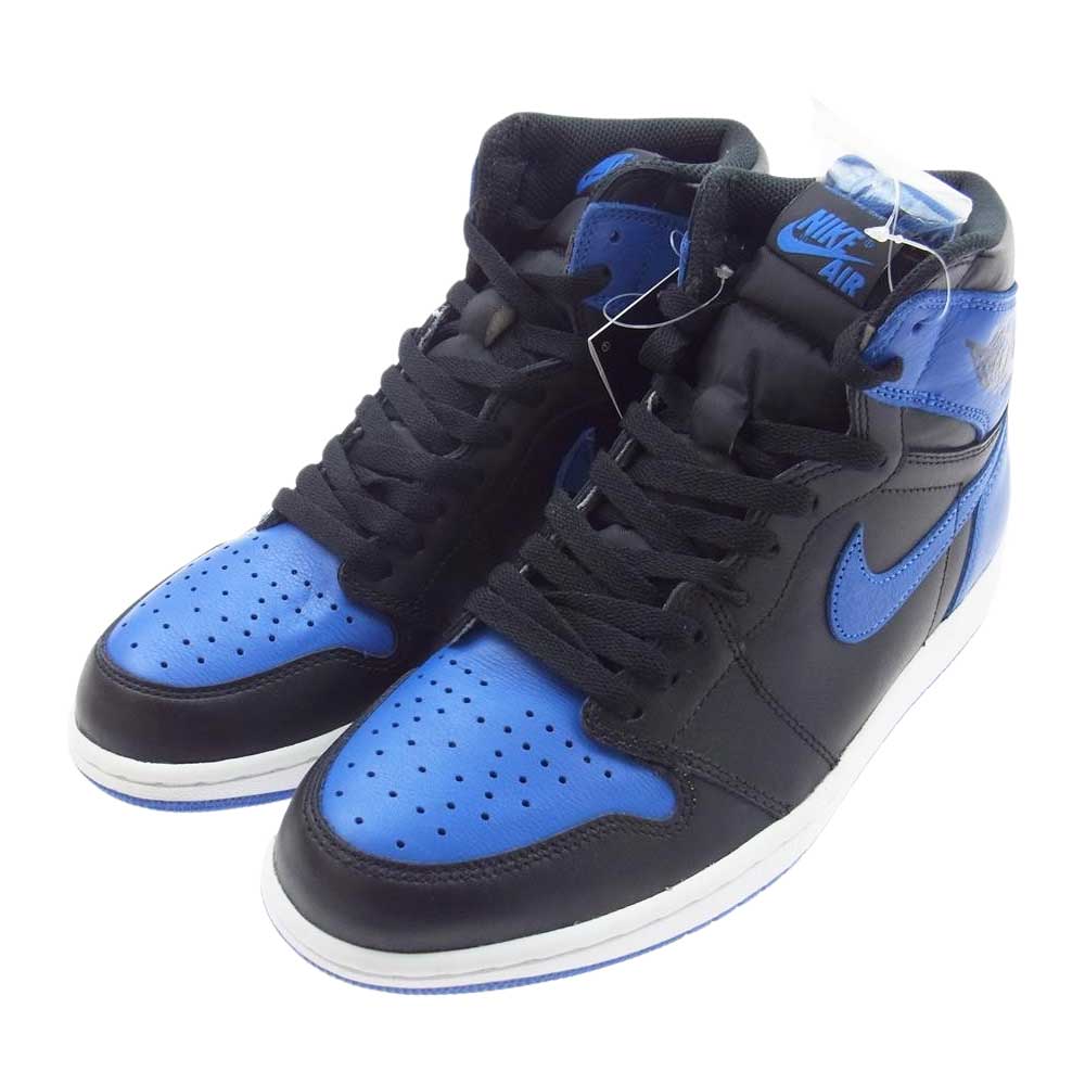 NIKE AIR JORDAN ナイキ ジョーダン 555088-007 AIR JORDAN 1 RETRO HIGH OG ROYAL エアジョーダン1 レトロ ハイ オージー ロイヤル ハイカット スニーカー ブルー系 27.0cm【新古品】【未使用】【中古】