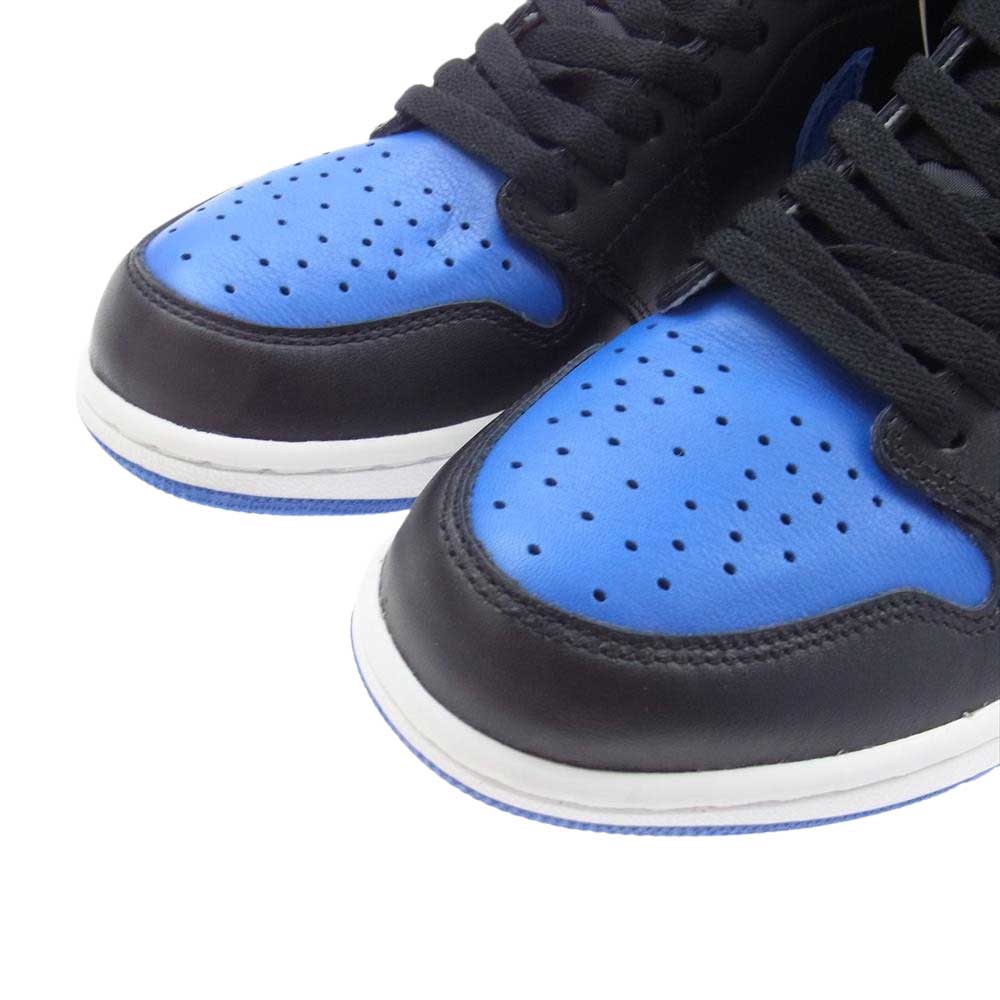 NIKE AIR JORDAN ナイキ ジョーダン 555088-007 AIR JORDAN 1 RETRO HIGH OG ROYAL エアジョーダン1 レトロ ハイ オージー ロイヤル ハイカット スニーカー ブルー系 27.0cm【新古品】【未使用】【中古】