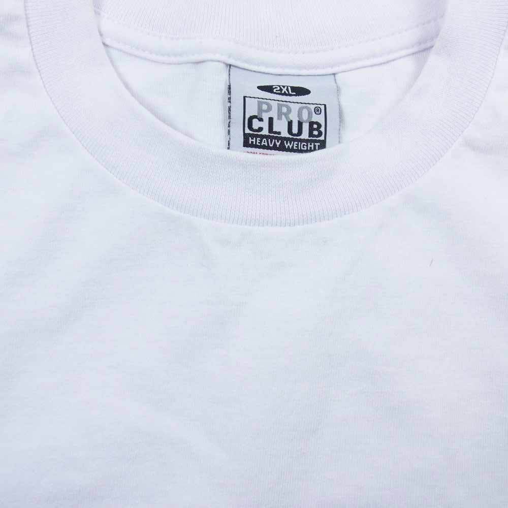 ハーミットクラブ PRO CLUB The▲HC In-N-Out Tee プロクラブ 半袖Tシャツ ホワイト系 2XL【中古】