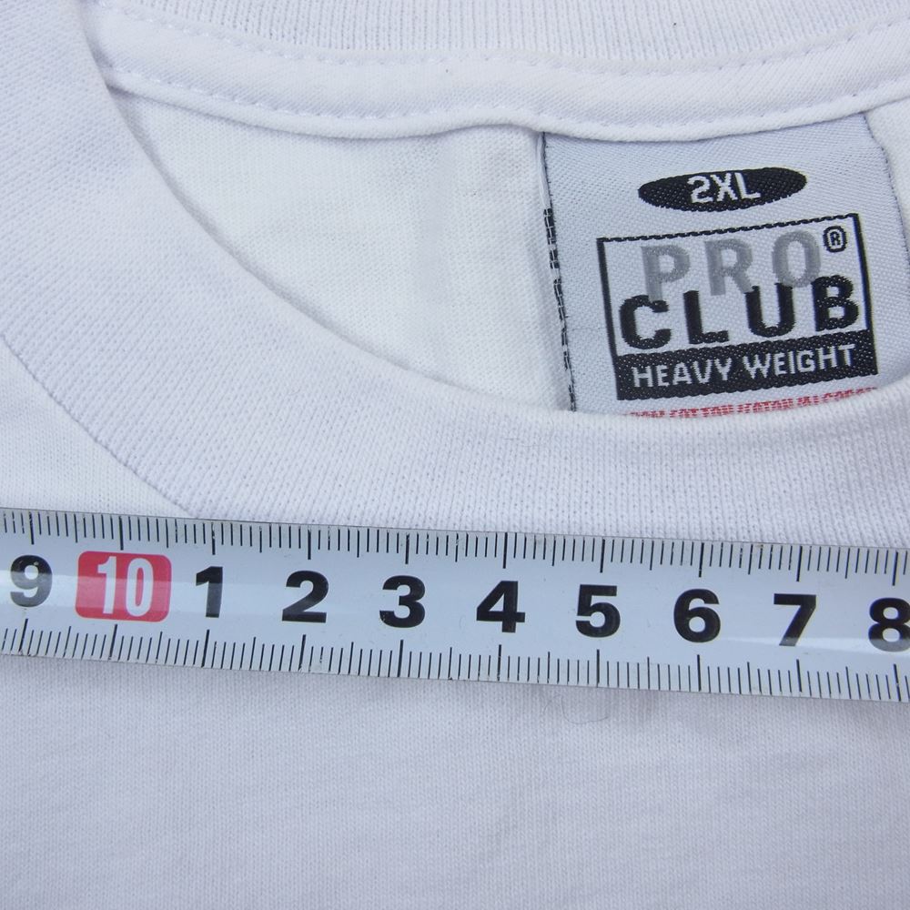 ハーミットクラブ PRO CLUB The▲HC In-N-Out Tee プロクラブ 半袖Tシャツ ホワイト系 2XL【中古】