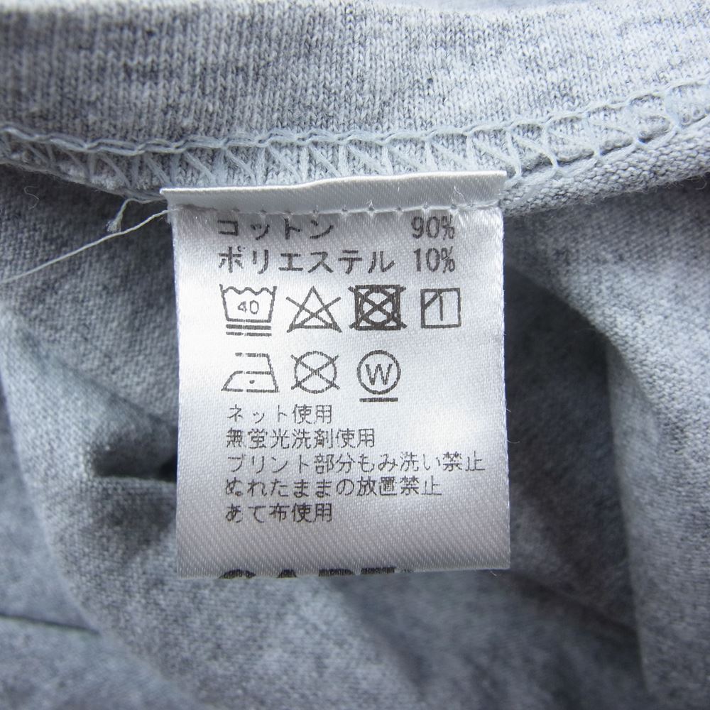 サプール A0021-136 NIGHT SAFARI SLEEVE LOGO L/S T-SHIRT 袖ロゴプリント 長袖シャツ グレー系 XXL【美品】【中古】