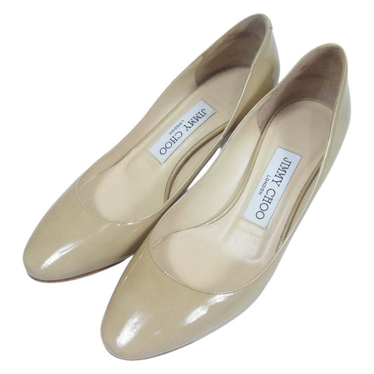 JIMMY CHOO ジミーチュウ パンプス ベージュ系 35【中古】
