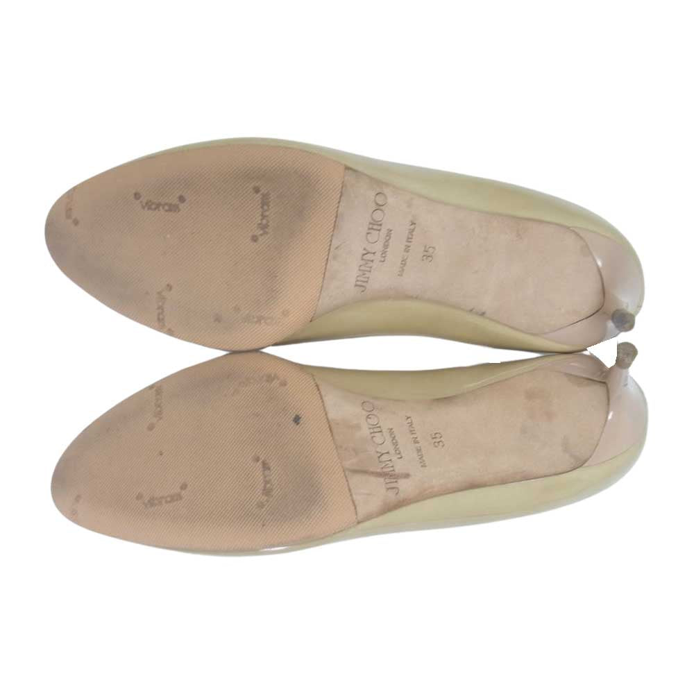 JIMMY CHOO ジミーチュウ パンプス ベージュ系 35【中古】