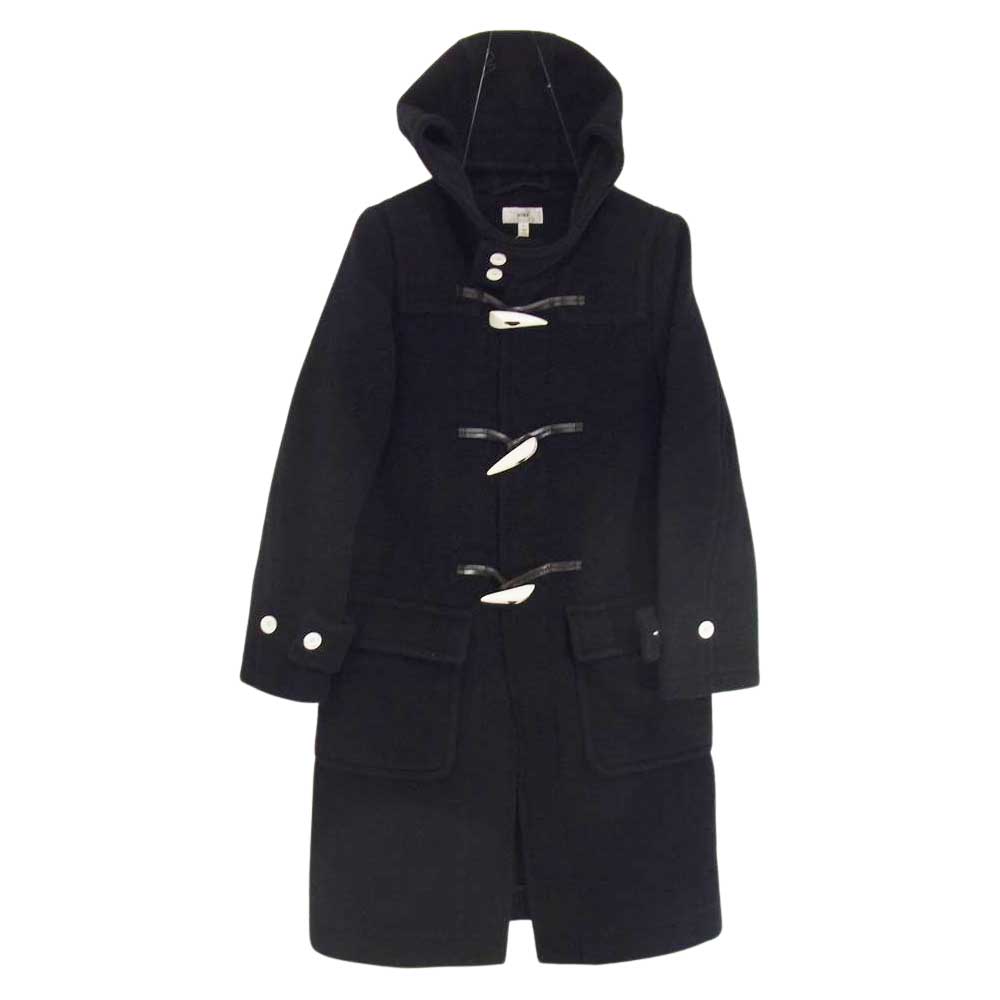 HYKE ハイク ダッフルコート ブラック系 1【中古】