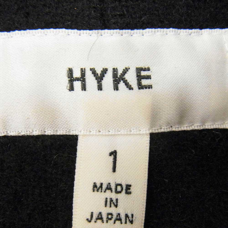 HYKE ハイク ダッフルコート ブラック系 1【中古】