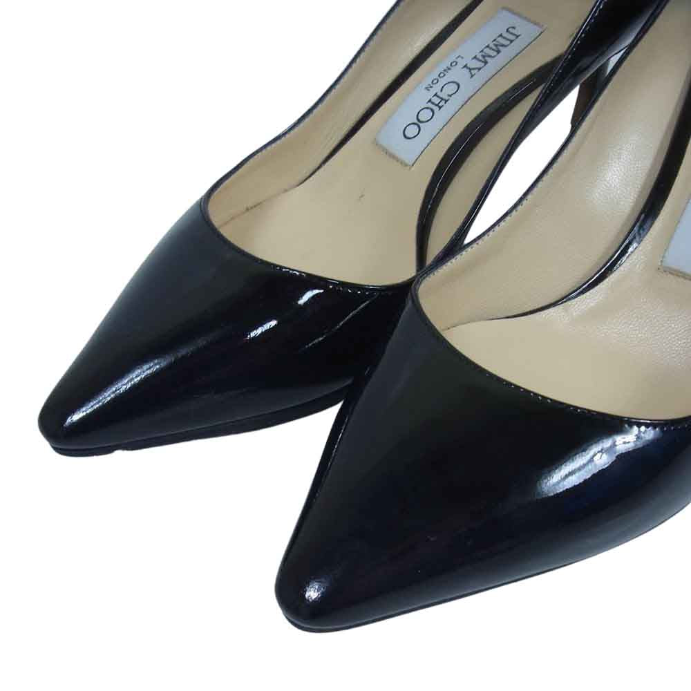 JIMMY CHOO ジミーチュウ パンプス ハイヒール ブラック系 35【中古】