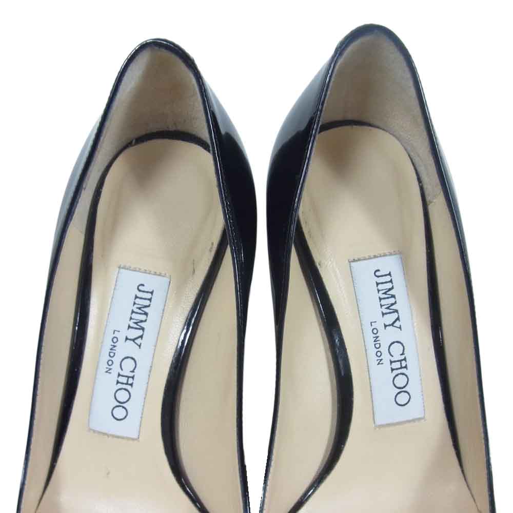 JIMMY CHOO ジミーチュウ パンプス ハイヒール ブラック系 35【中古】