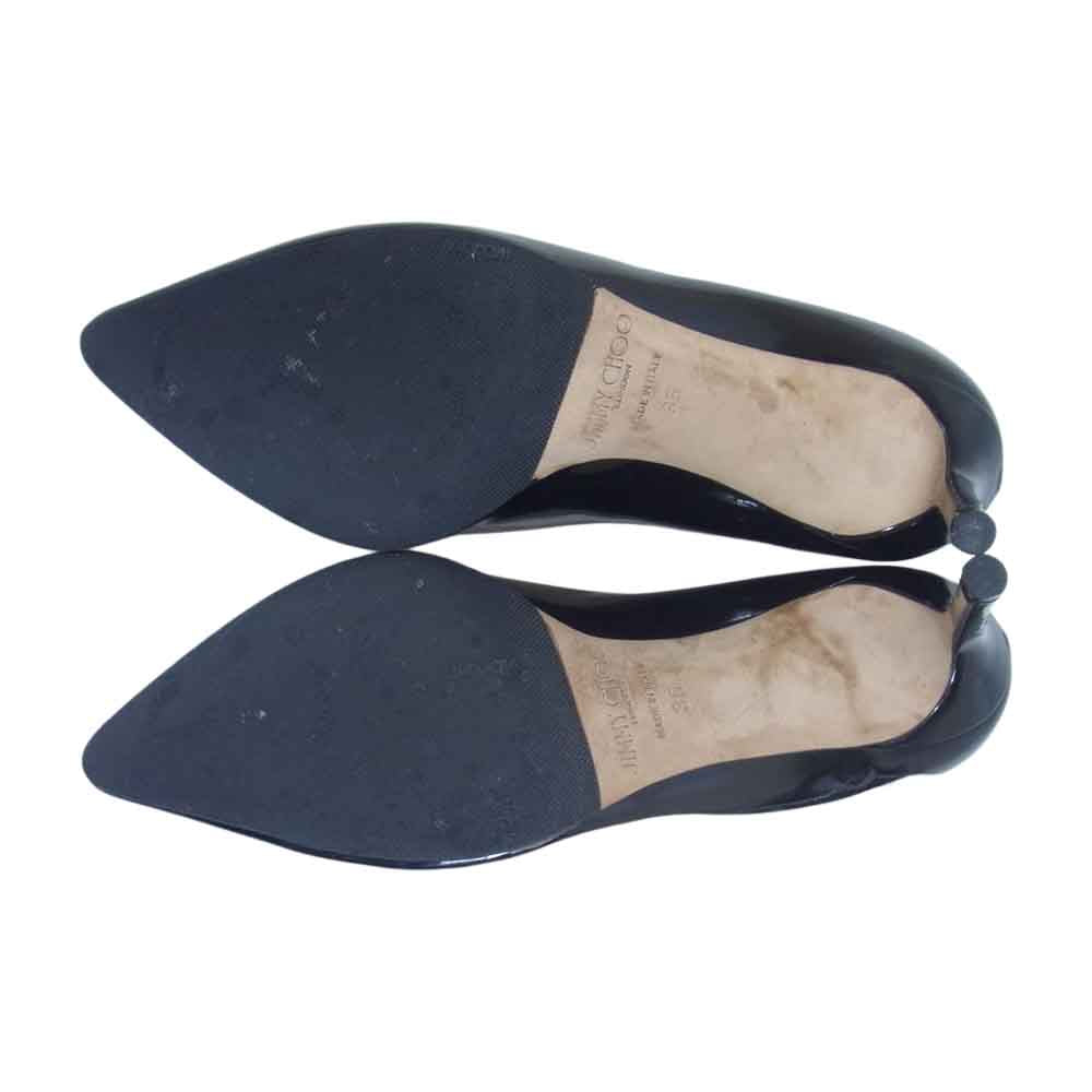 JIMMY CHOO ジミーチュウ パンプス ハイヒール ブラック系 35【中古】