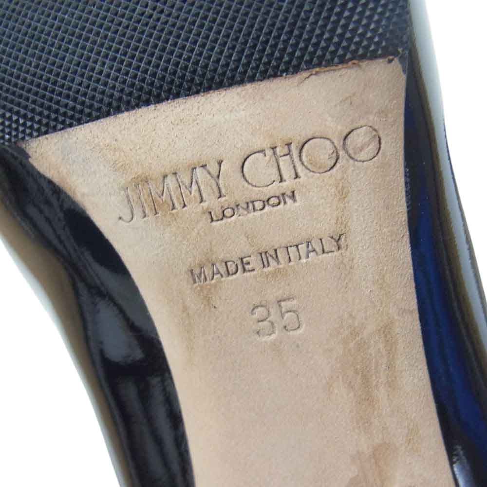 JIMMY CHOO ジミーチュウ パンプス ハイヒール ブラック系 35【中古】