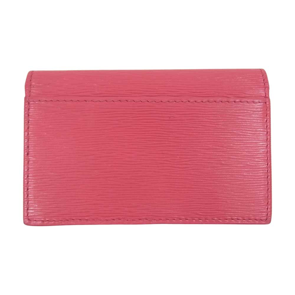 PRADA プラダ カードケース 名刺入れ ピンク系【中古】