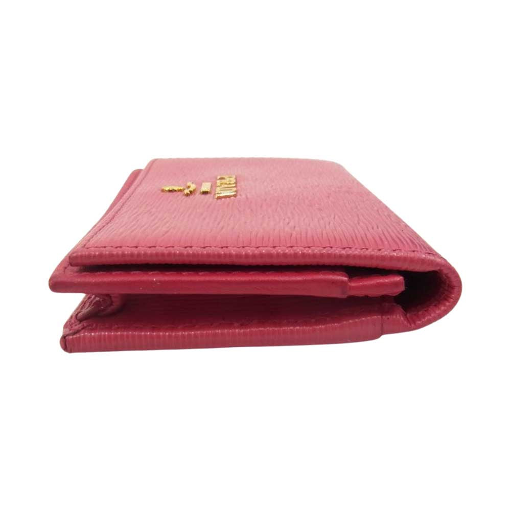 PRADA プラダ カードケース 名刺入れ ピンク系【中古】