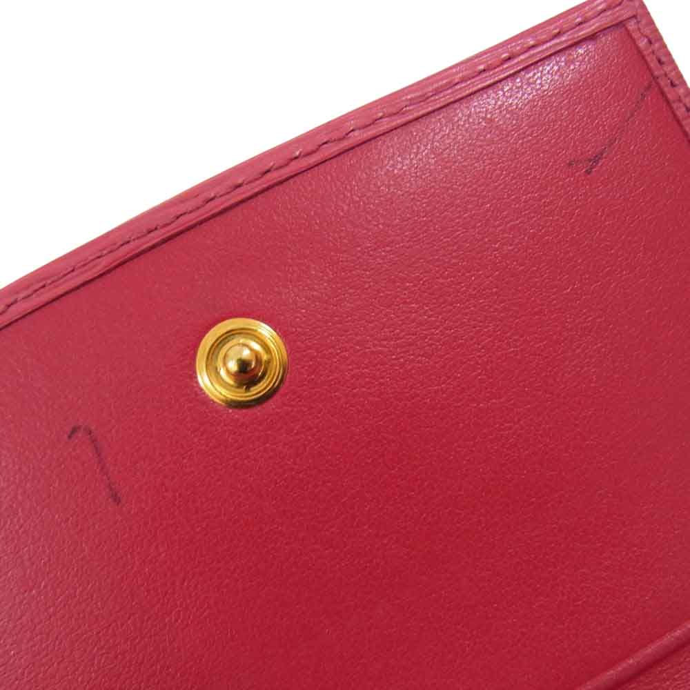 PRADA プラダ カードケース 名刺入れ ピンク系【中古】