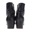 SAINT LAURENT サンローラン Wyatt Leather Chelsea Boots サイドジップ ワイアット ブーツ ブラック系【中古】