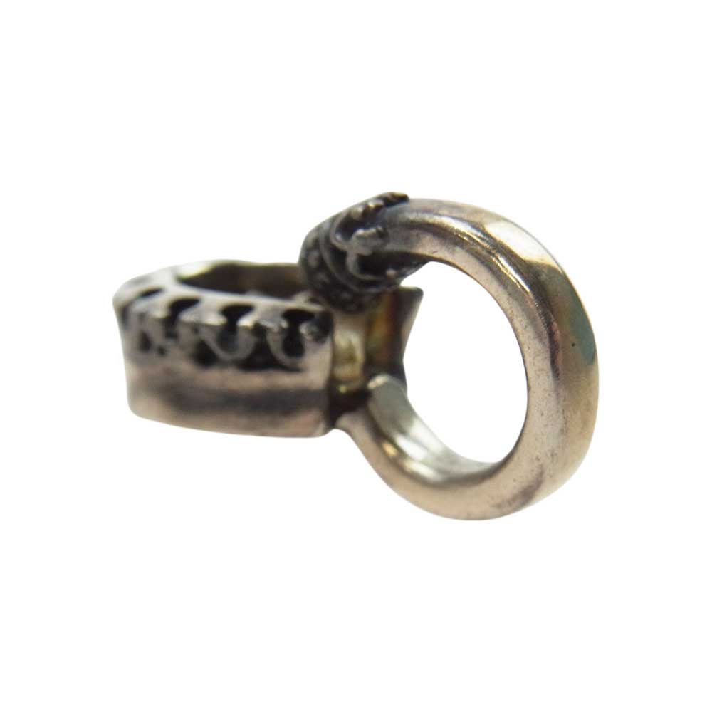 GODSIZE ゴッドサイズ HORSESHOE CROWN Pendant ホースシュー クラウン ペンダント トップ シルバー系【中古】