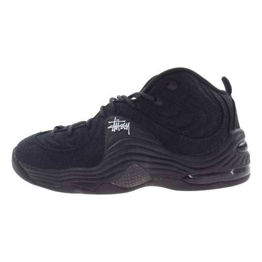 NIKE ナイキ DQ5674-001 × Stussy ステューシー Air Penny 2 エア ペニー スニーカー ブラック系 27.5cm【美品】【中古】