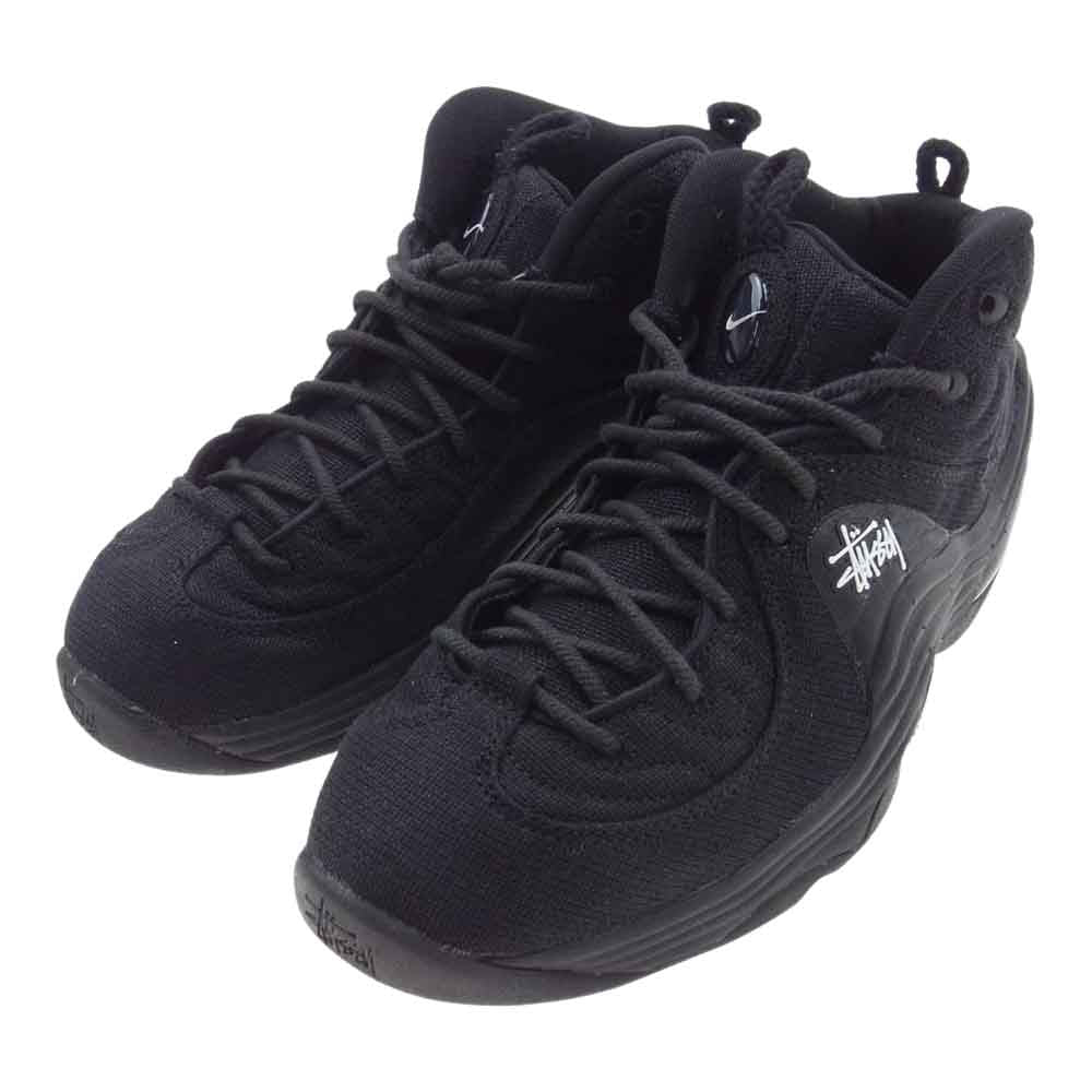 NIKE ナイキ DQ5674-001 × Stussy ステューシー Air Penny 2 エア ペニー スニーカー ブラック系 27.5cm【美品】【中古】