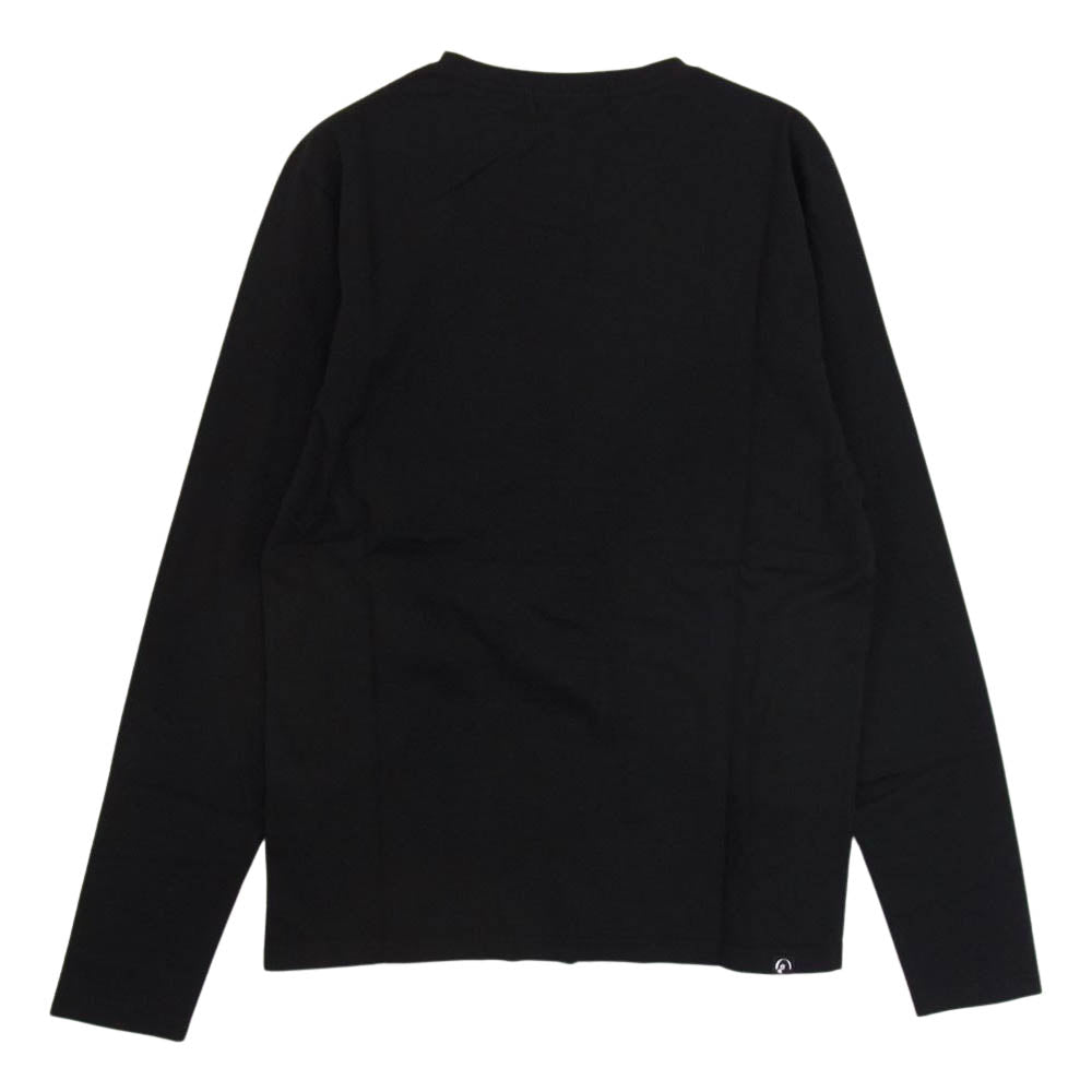 HYSTERIC GLAMOUR ヒステリックグラマー 4CL-5542 DONT LOOK BACK バイクガールプリント 長袖 Tシャツ ロンT ブラック ブラック系 M【新古品】【未使用】【中古】