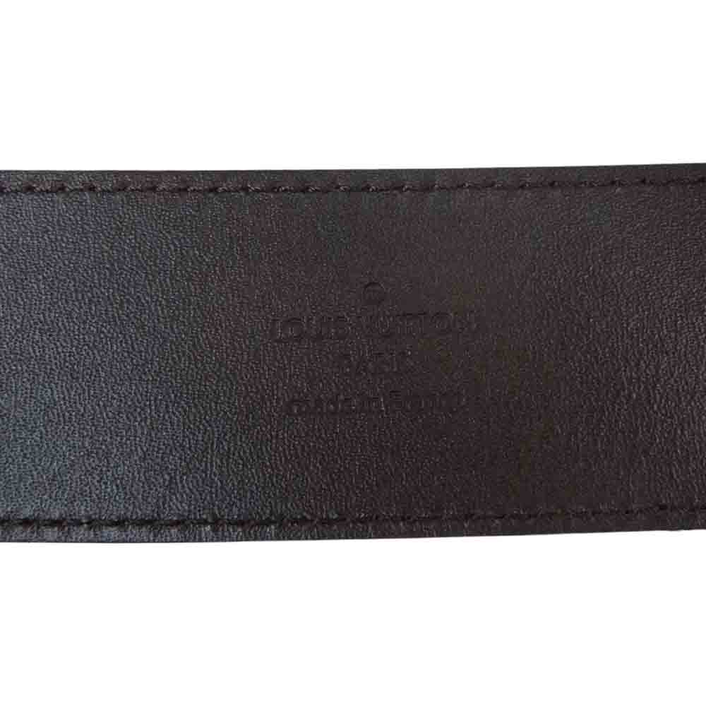 LOUIS VUITTON ルイ・ヴィトン M9807U ダミエ サンチュール LVイニシャル 40MM ベルト ブラウン系 90/36【美品】【中古】