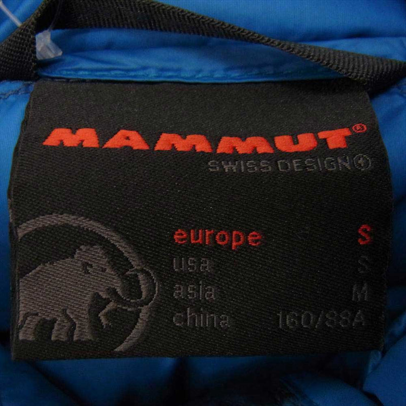 Mammut マムート 1013-01150 Broad Peak IN Hooded Jacket ブロード ピーク フーディ ダウン ジャケット ブルー系 M【中古】