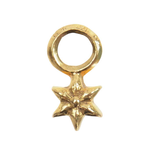 CHROME HEARTS クロムハーツ（原本無） 22K STACK STAR V2 スター スタック チャーム ゴールド系【中古】