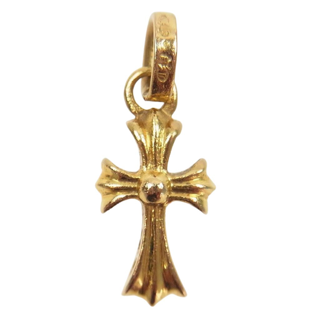 CHROME HEARTS クロムハーツ（原本無） 22K CRS BBYFAT P/DMND CHクロス ベイビーファット パヴェダイヤ チャーム ゴールド系【中古】