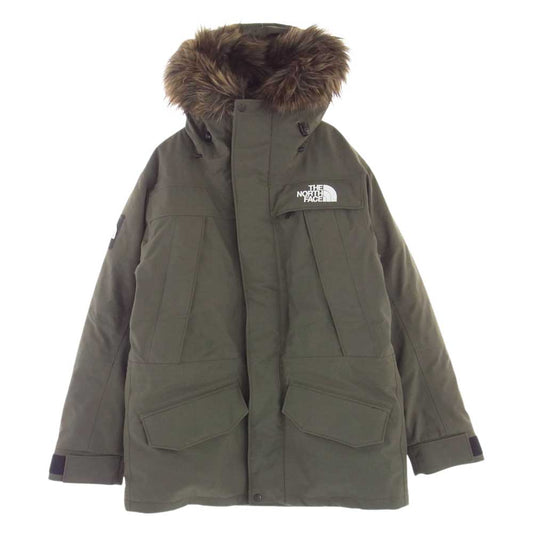 THE NORTH FACE ノースフェイス ND91807 ANTARCTICA PARKA アンタークティカ パーカ ダウンジャケット カーキ系 L【中古】